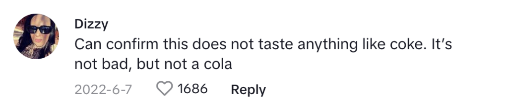 TikTok comment
